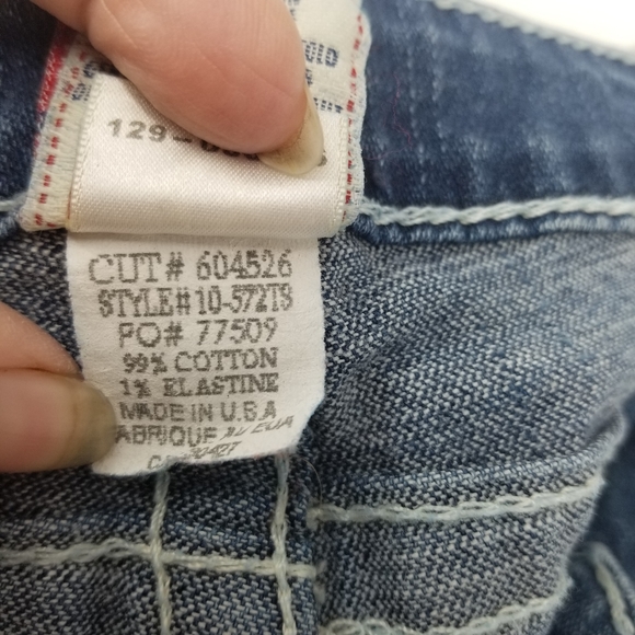 True Religion Billy Distressed Straight-Leg Jean - Picture 12 of 15